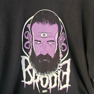 AEW Brodie Lee T-Shirt 3XL Black The Dark Order Gildan Wrestling Tee